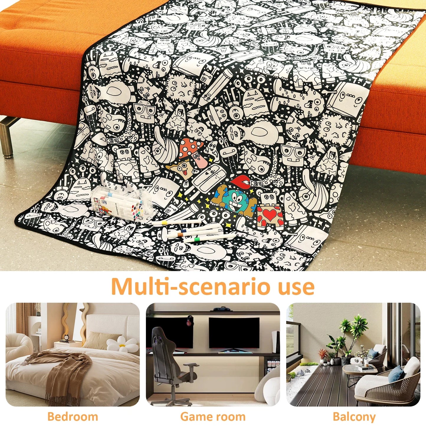 Snugypop™ Coloring Blanket